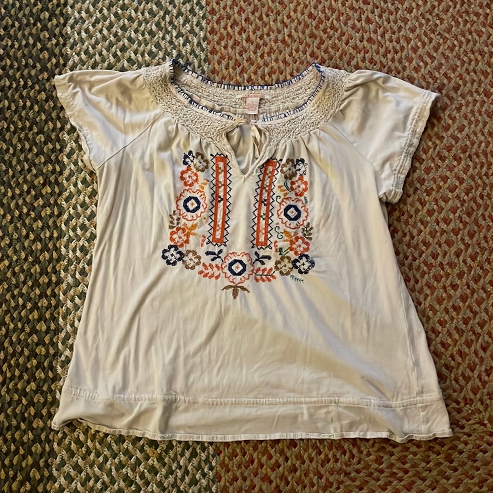 Lucky brand boho size large women’s shirt